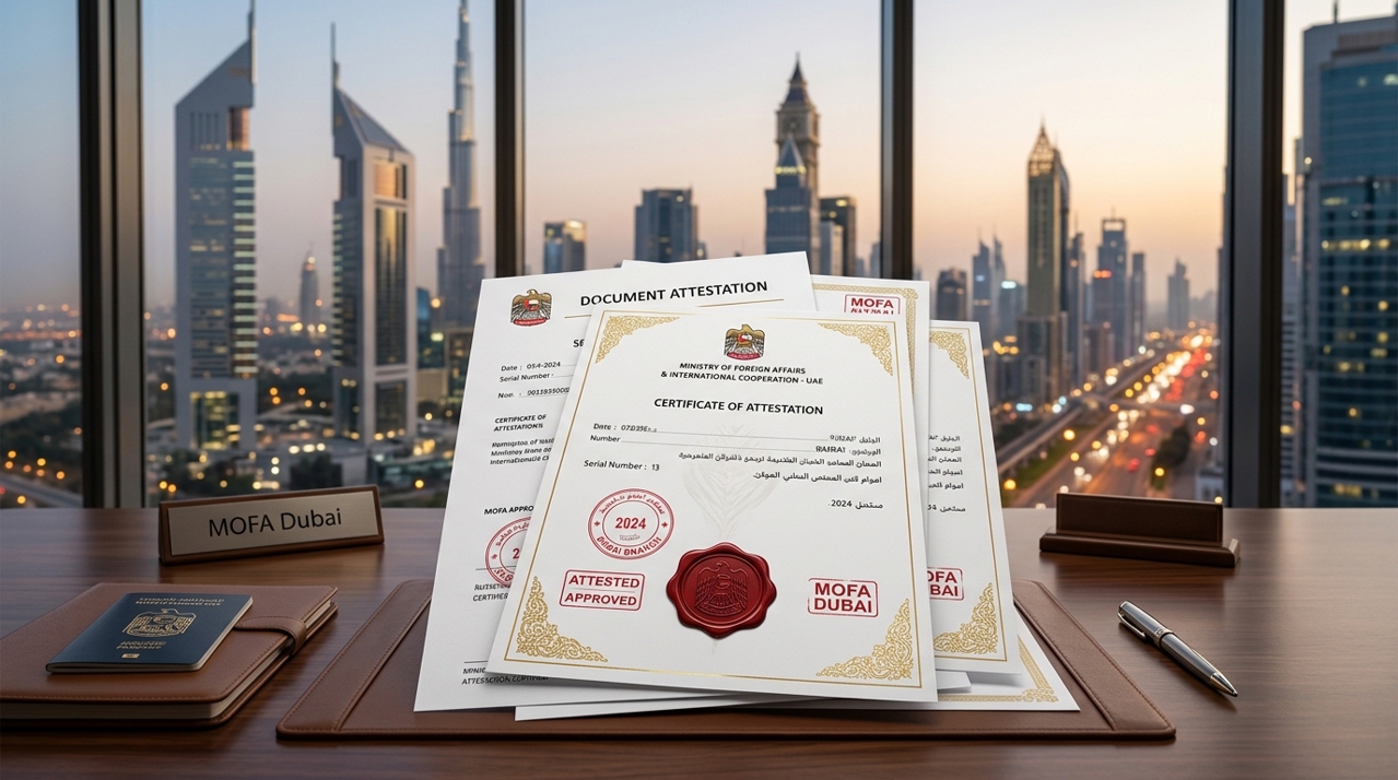 MOFA Attestation in Dubai: Step-by-Step Document Legalization Guide (2026)