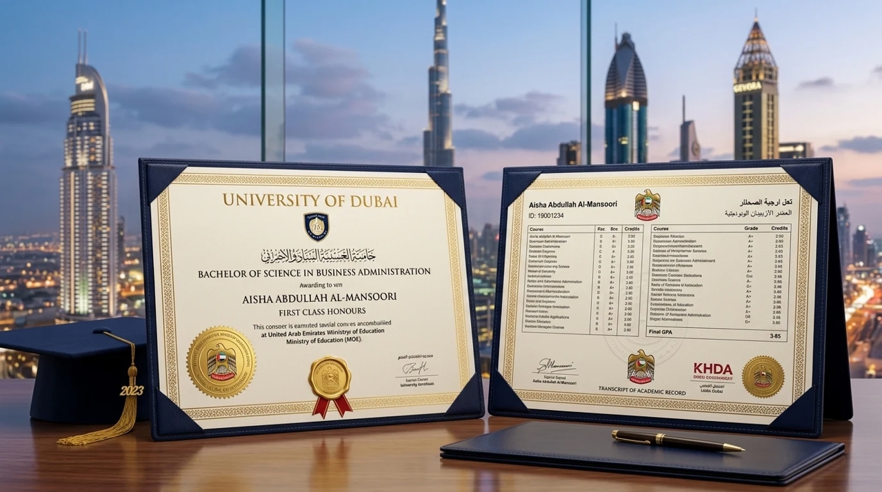 Academic Degree Certificate Legal Translation in Dubai: MOE & KHDA Equivalency Guide 2026